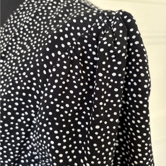 GAP Black and White Polka Dot button up dress. - Picture 7 of 13